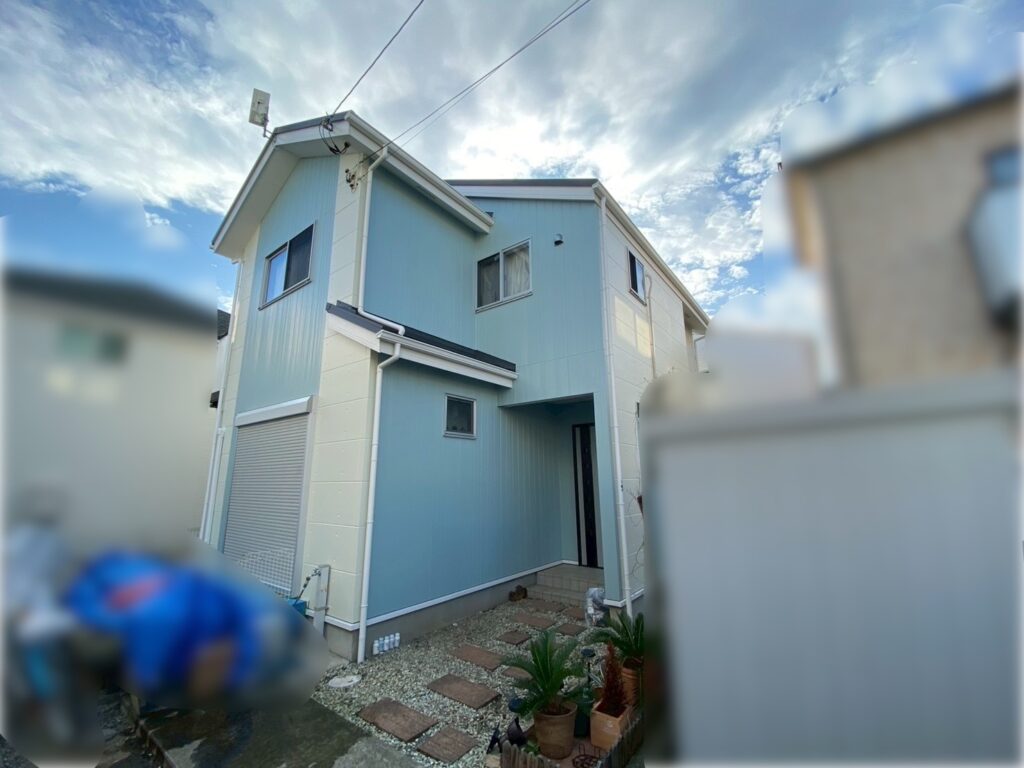 寒川町　K様邸　外壁塗装工事　屋根カバー工事　完工のご報告